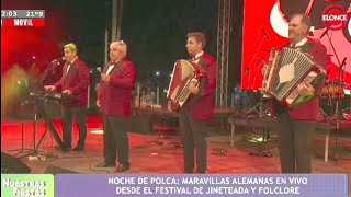 Maravillas Alemanas Ritmo de Polca en el Festival Nacional de Jineteada y Folclore de Diamante 2024 [upl. by Nnylrats163]