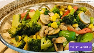 Vegetable Stir Fry Recipe Restaurant Style Stir Fry Recipe  How to make Stir Fry at home [upl. by Charmane626]