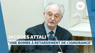 Jacques Attali  quotLa démographie croissante va entraîner une dictature de lignorancequot [upl. by Lang]