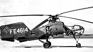 Luftwaffe Helicopter Flettner Fl 282 Kolibri Hummingbird [upl. by Tnecnev]