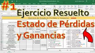 Ejercicio Resuelto Estado de Pérdidas y Ganancias  Planeación Financiera  Parte 1 [upl. by Butte]