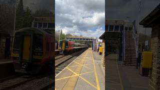 Trains at DRONFIELD Class 158’s 8 miles to Sheffield [upl. by Kristina]