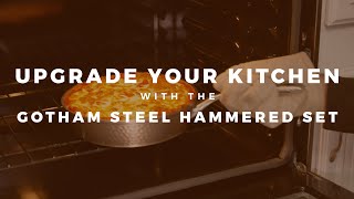 Upgrade Your Kitchen With The Gorgeous Gotham Steel Hammered Cookware Set [upl. by Halyhs960]