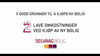 5 Gode grunner til å kjøpe ny bolig 2 Lave omstninger [upl. by Liauqram]