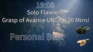 Solo Flawless Grasp of Avarice in 19 Minutes Echoes 1908 [upl. by Mungam621]