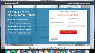 Tutorial Computrabajo [upl. by Pearle]