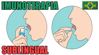 IMUNOTERAPIA SUBLINGUAL  VACINA para ALERGIAS  Rinite e Sinusite Alérgica   ALERGIA [upl. by Eugaet]