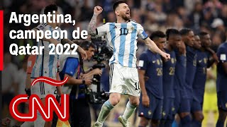 Argentina es campeón del mundo en Qatar 2022 [upl. by Kcirdled]