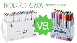 TOUCH VS COPIC Brush Tip  Which One is Better [upl. by Nerrual520]