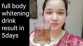 whitening drink only 3 ingredients  full body whitening drink  sitarayaseensana [upl. by Roberto]