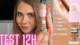 TEST 12HMaybelline Perfector 4in1GlowCzy sprawdzi się jako quotpodkładquotkrem bb na cerze mieszanej [upl. by Gensler]