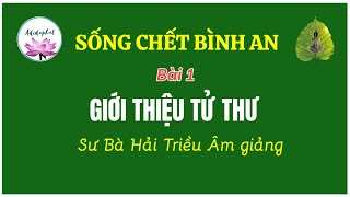 Bài 1Giới Thiệu Tử Thư Tây Tạng  Sống Chết Bình An  Sư Bà Hải Triều Âm giảng [upl. by Nosam4]