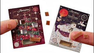 DIY Miniature ✫Edible Advent Calendar with Real Chocolate✫ Tutorial  Crafts [upl. by Gee]