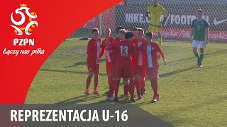 U16 Skrót meczu Polska  Irlandia Północna [upl. by Yrellih644]