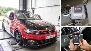 Chip tuning VW Polo VI GTI  More power more torque amp a better acceleration by DTE Systems [upl. by Nisay]