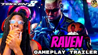 BLADE IS BACK BEST CHARACTER REVEAL YET Tekken 8 Raven Gameplay Trailer Reaction [upl. by Triplett]