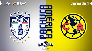 Resumen y Goles  Pachuca vs América  Liga MX  Guardianes 2020  Jornada 1  LIGA BBVA MX [upl. by Ahsimek]