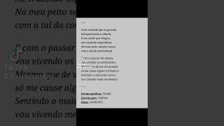 Cordel O sentir do Amor  Métrica  Escansão  Poetisa Poeta  Poemesia Poemas com Poesia [upl. by Araiek]