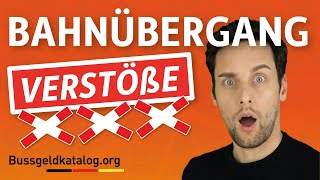 Richtiges Verhalten am Bahnübergang Bis zu 700 € Bußgeld wenn ihr es falsch macht 😱 [upl. by Malek606]