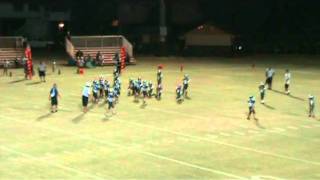 Kekaha Titans Mitey Mite 1st Offensive Series For TD Kauai Pop Warner Football [upl. by Lanam]