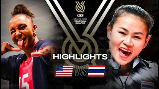 🇺🇸 USA vs 🇹🇭 THA  Highlights  Womens OQT 2023 [upl. by Cathi588]