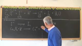 OSSIDORIDUZIONE  Bilanciamento con il metodo delle Semireazioni2mp4 [upl. by Garceau]