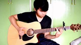 WITH TAB Noel Cabangon  Kahit maputi na ang buhok ko Fingerstyle cover by Jorell [upl. by Aicenad]