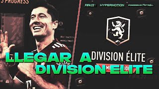 ¿QUE ES LA DIVISION ELITE  RECOMPENSAS NIVELES ENTRADA   FIFA 22 ULTIMATE TEAM [upl. by Ayamahs]