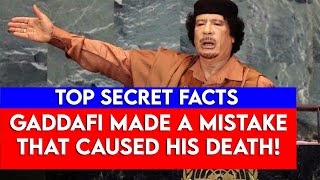 WHY WAS GADDAFI KILLED AND WHO IS MUAMMAR GADDAFI [upl. by Africah133]