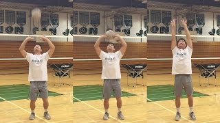 Timing  Hand Sensitivity  How to SET a Volleyball Tutorial part 25 [upl. by Ryann]