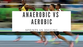 Anaerobic vs Aerobic Exercise  Sprints vs Jogging [upl. by Allayne]