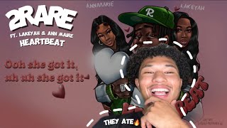 Fortune Reacts  Ep33  2Rare ft Lakeyah amp Ann Marie  Heartbeat REACTION [upl. by Card]