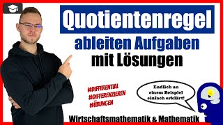 Quotientenregel Aufgaben mit Lösungen vorgerechnet [upl. by Andrade]