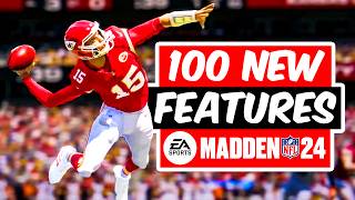 100 New Madden 24 Features In 10 Minutes [upl. by Prosser]