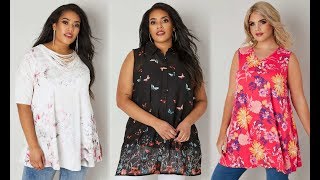 Letnie bluzki dla puszystych pań  Plus size blouse [upl. by Ysabel]