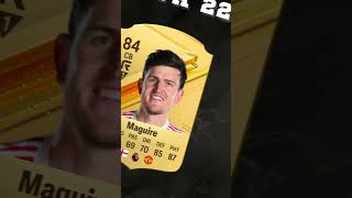 EVOLUÇÃO DO MAGUIRE NO FIFA🔥😱 [upl. by Gyatt]