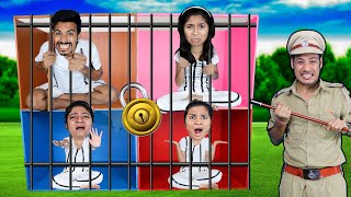 Living In 4 Colour JAIL Challenge  PinkBlueRedBrown Colour JAIL  Paris Lifestyle [upl. by Laemaj]