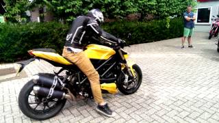 Ducati Streetfighter 848 testride [upl. by Wojak576]