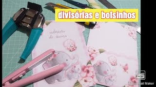 como fazer divisórias e bolsinhos para caderneta de saúde [upl. by Enirehtak618]