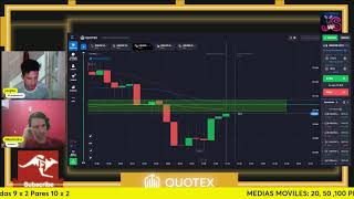 TRADING OPCIONES BINARIAS EN VIVO  QUOTEX  COMO HACER OPERACIONES [upl. by Aigneis]