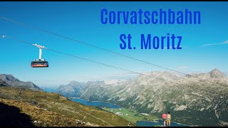 20 Minutes to 9900 feet over sea level The Corvatsch Cable Car in Switzerland [upl. by Nahtannhoj407]