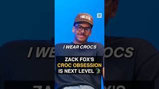 Zack Fox’s Croc Obsession is Next Level 🐊 [upl. by Stickney46]