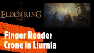 Elden Ring Finger Reader Crone in Liurnia [upl. by Tareyn]