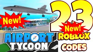 Airport Tycoon Roblox GAME ALL SECRET CODES ALL WORKING CODES [upl. by Rolyat]