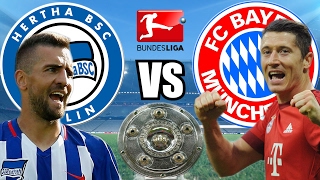 HERTHA BSC BERLIN vs FC BAYERN MÜNCHEN BUNDESLIGA ORAKEL18022017 11 [upl. by Anertal56]