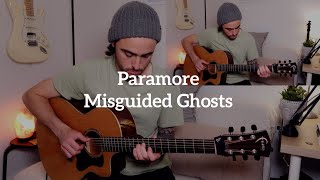 Paramore  Misguided Ghosts intro riff guitar cover by George Wood [upl. by Assillem]