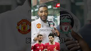 NO QUESTION 😤 MANCHESTER UNITED v LIVERPOOL FOOTBALL CHALLENGE shorts [upl. by Mil]