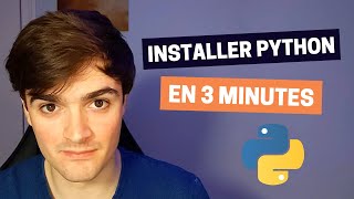 Comment installer python sur Windows 10 en 3 minutes [upl. by Lynad]