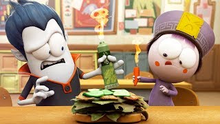 Funny Animated Cartoon  Spookiz World Record Hottest Sandwich Ever 스푸키즈  Cartoon for Children [upl. by Malissia955]