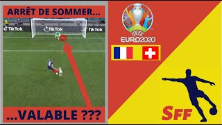 EURO 2020  FRANCESUISSE  Larrêt DOUTEUX de Sommer [upl. by Sankey]